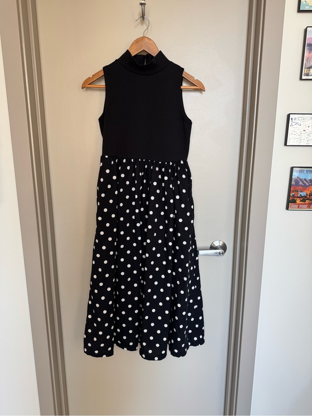 Anthropologie Sleeveless Twofer Midi Dress